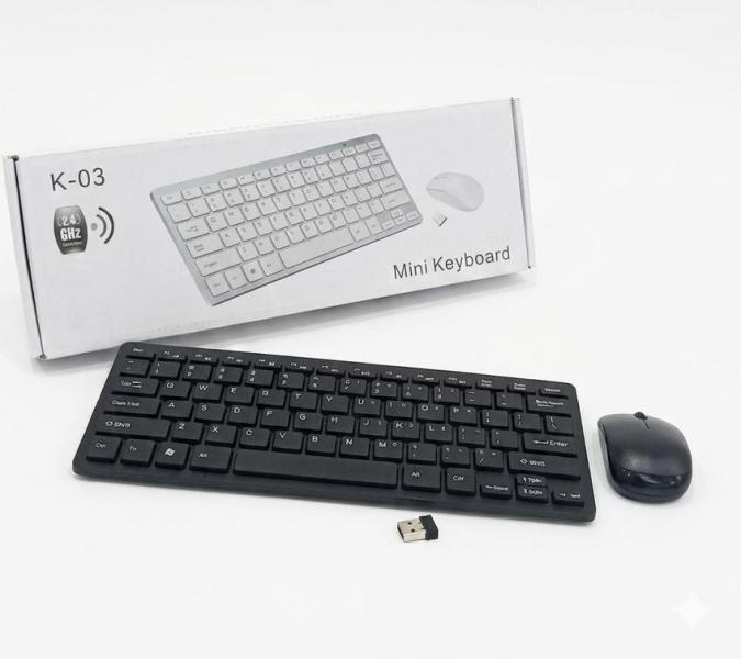 TECLADO + MOUSE INALAMBRICO K-03