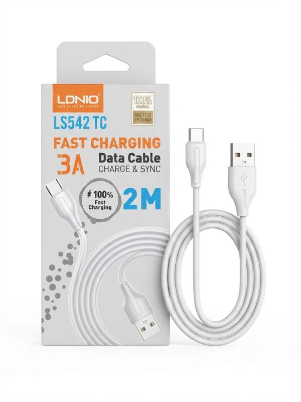 CABLE USB LDNIO LS542TC 2M 3A