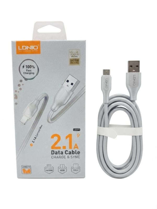 CABLE USB LDNIO IOS/ANDROID/TYPE-C REF: LS371