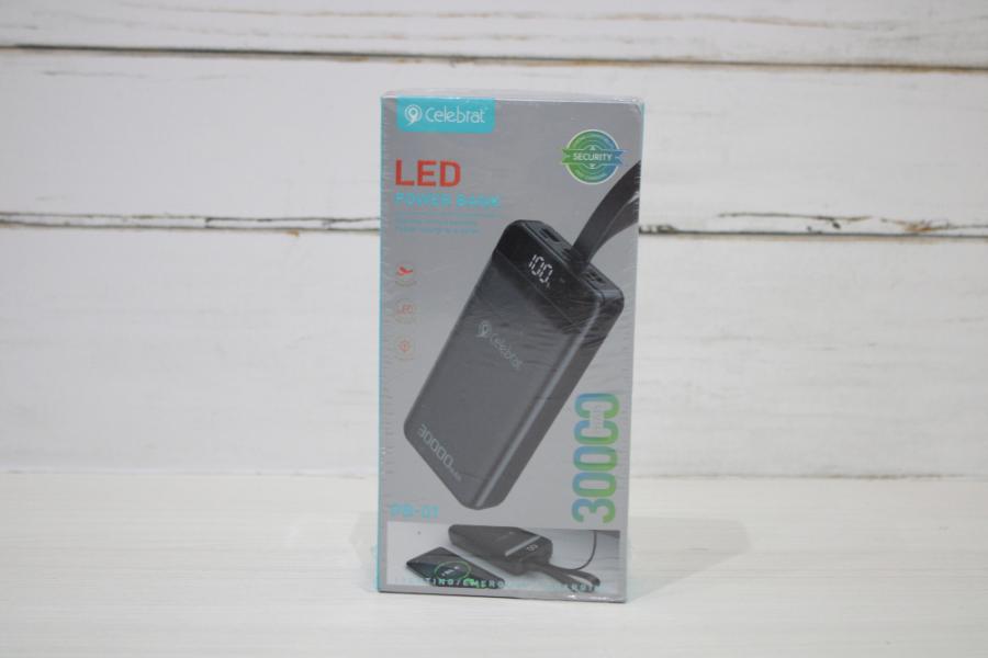 POWERBANK CELEBRAT 30000mAh REF PB-01 BLACK
