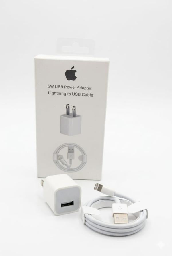 CARGADOR IPHONE TIPO ORIGINAL 5W