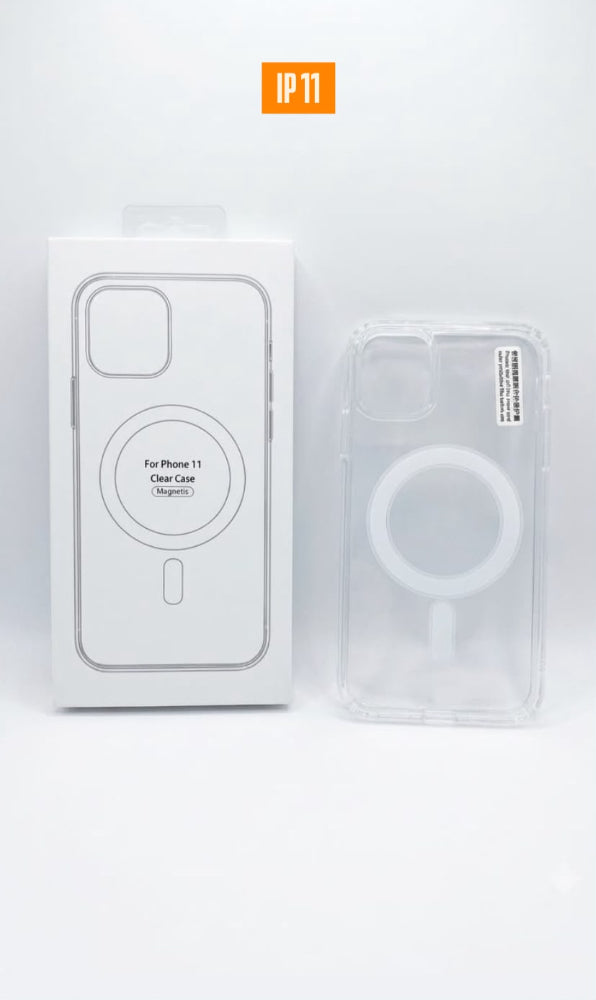 ESTUCHE TRANSPARENTE MAGSAFE IPHONE 11