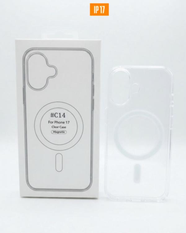 ESTUCHE TRANSPARENTE MAGSAFE IPHONE 17