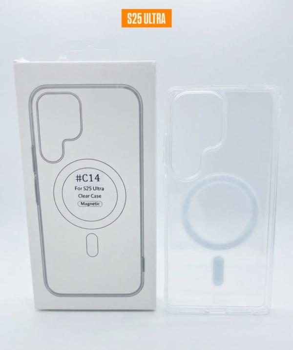 ESTUCHE TRANSPARENTE MAGSAFE SAMSUNG S25 ULTRA