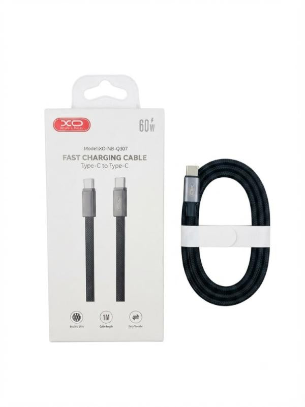 CABLE XO USB-C 60W Q307 NEGRO