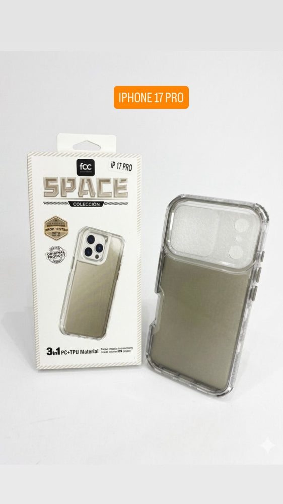 ESTUCHE SPACE FCC COLOR 3EN1 IPHONE IP17PLUS