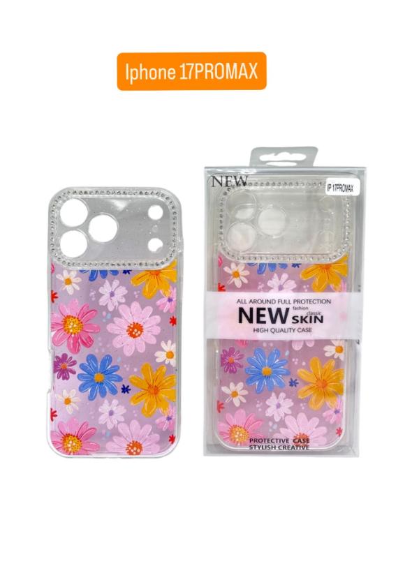 ESTUCHE DISEÑO ESCARCHA IPHONE 17 PRO MAX