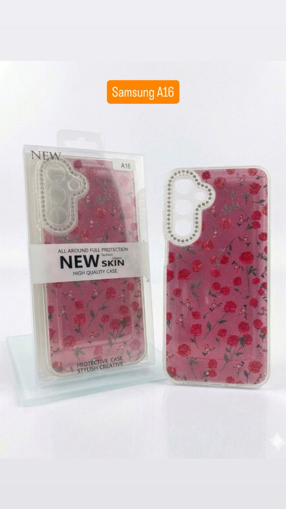 ESTUCHE DISEÑO ESCARCHA SAMSUNG A16