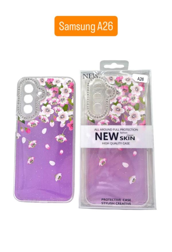 ESTUCHE DISEÑO ESCARCHA SAMSUNG A26