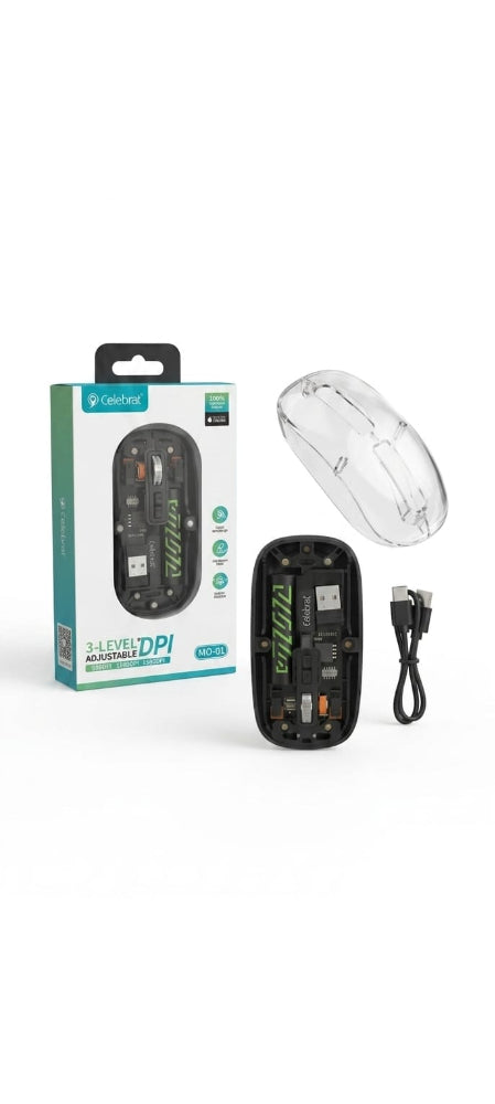 MOUSE INALAMBRICO CELEBRAT MO 01