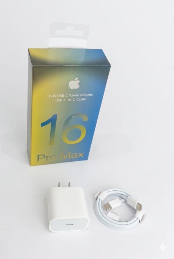CARGADOR USB-C IPHONE 16 PRO MAX 35W