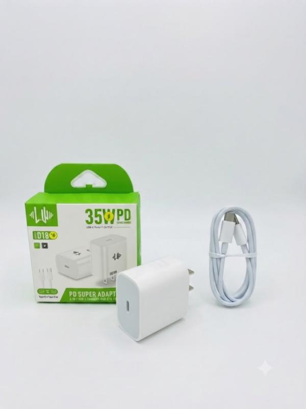 CARGADOR SUPERCOOL D18 TIPO C CASA PD 35W