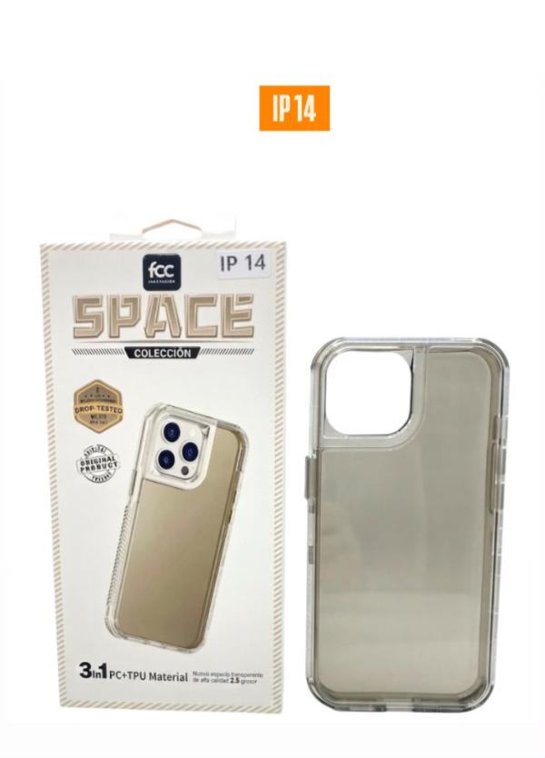 ESTUCHE SPACE FCC COLOR 3EN1 IPHONE 14