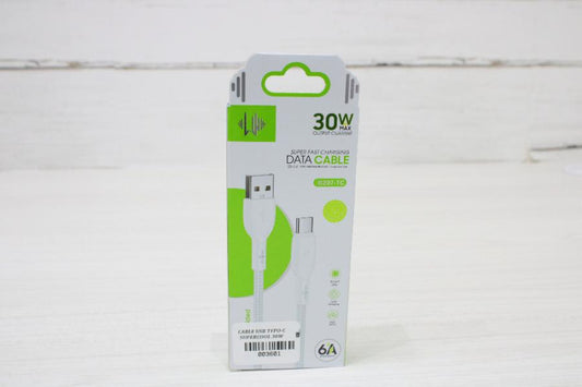 CABLE USB TYPO-C SUPERCOOL 30W 6A