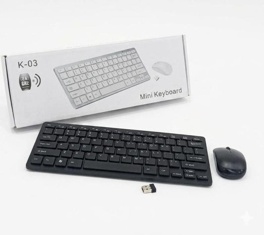 TECLADO + MOUSE INALAMBRICO K-03