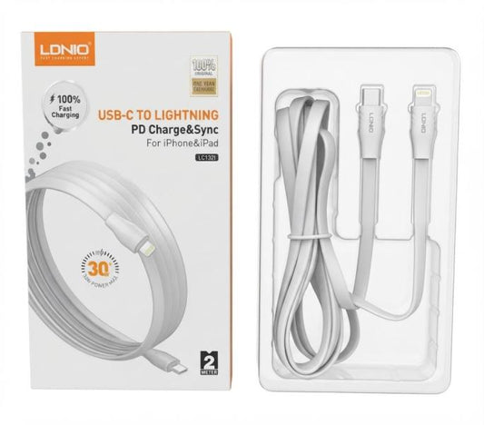 CABLE LDNIO USB-C A LIGHTNING 2M TC REF: LC132I
