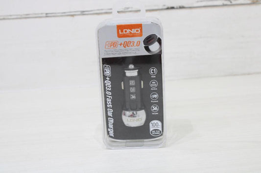 CARGADOR CARRO LDNIO PD C1-LIGHTNING