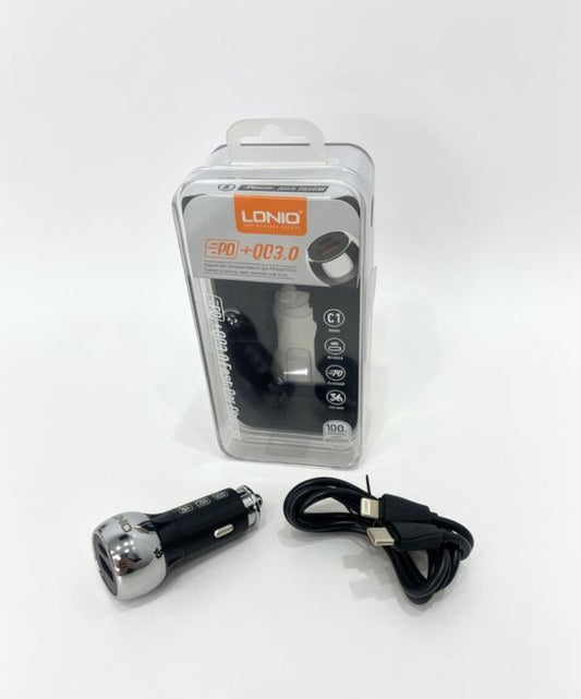 CARGADOR CARRO LDNIO C1 PD TC-6G