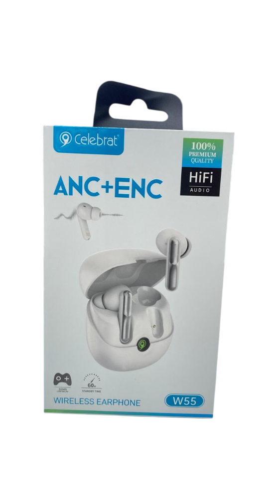 AUDIFONO BLUETOOTH CELEBRAT REF: TWS-W55 WHITE