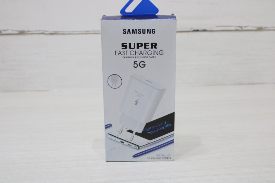 CARGADOR SAMSUNG SUPER FAST CHARGING 5G 18W