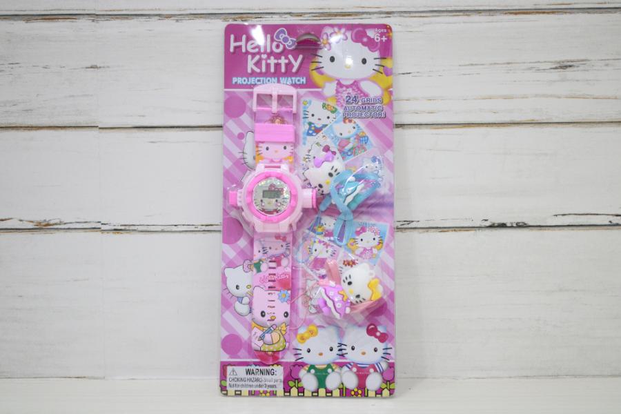 RELOJ CON LLAVERO STITCH/KITTY