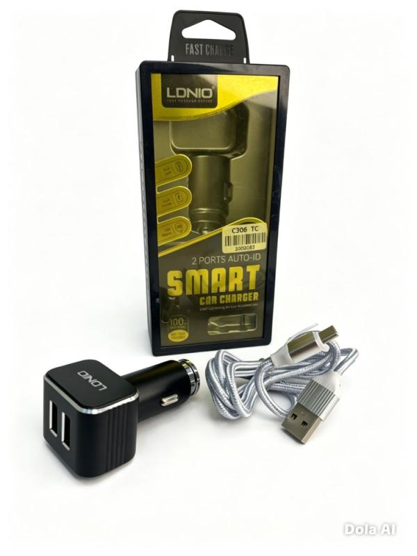 CARGADOR CARRO LDNIO 3.6A REF C306 TC