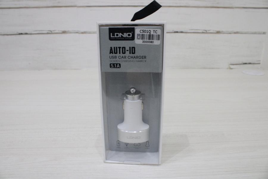 CARGADOR CARRO LDNIO 5.1A REF C501Q TC