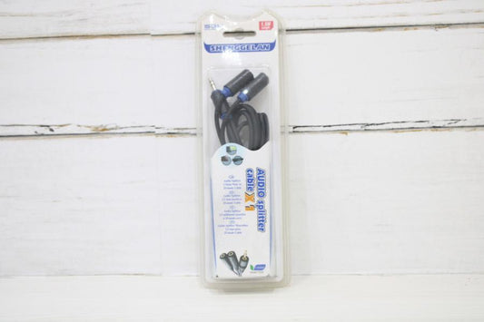 CABLE AUDIO 3.5MM MACHO A 2 3.5MM HEMBRA 1.5MT