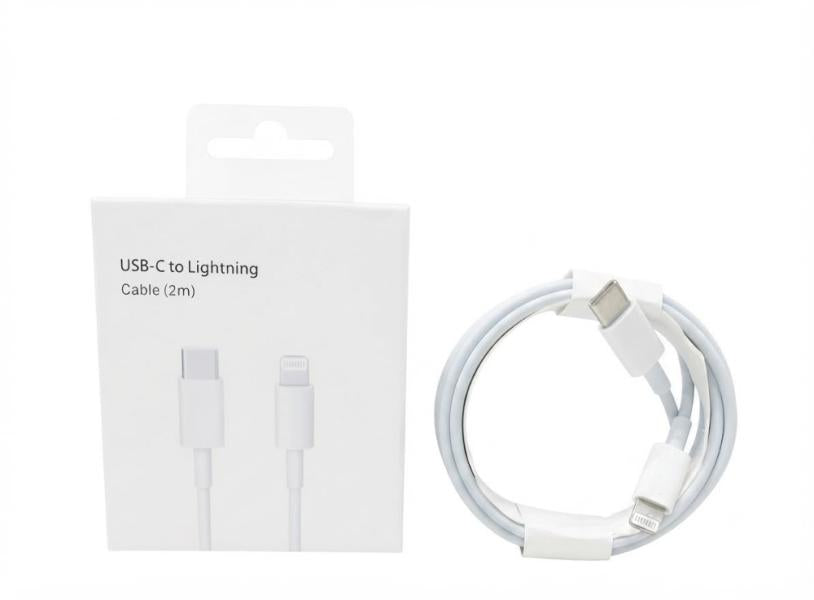 CABLE IPHONE USB-C A LIGHTNING 2M GENERICO