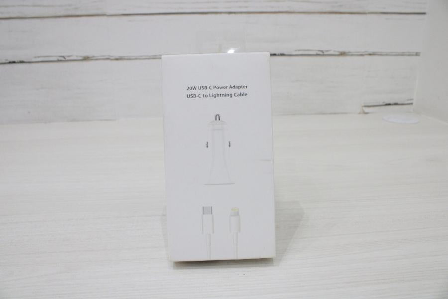 CARGADOR IPHONE AUTO CON CABLE USB-C 20W