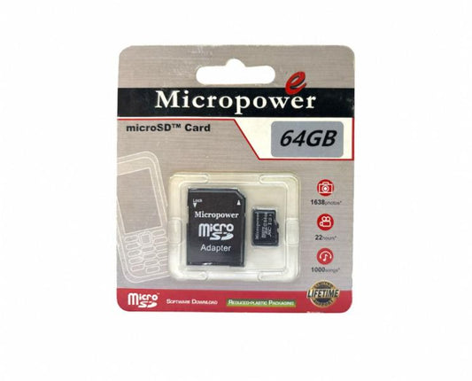 MICRO SD MICROPOWER 64GB