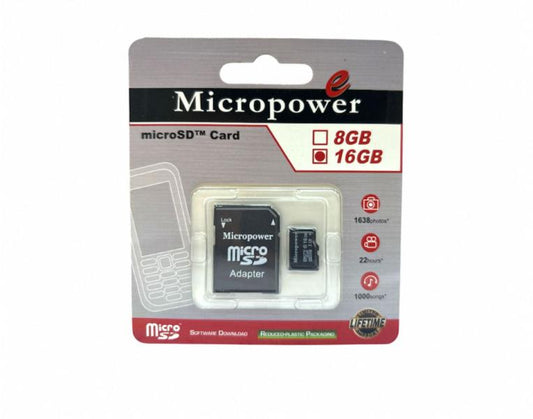 MICRO SD MICROPOWER 8GB