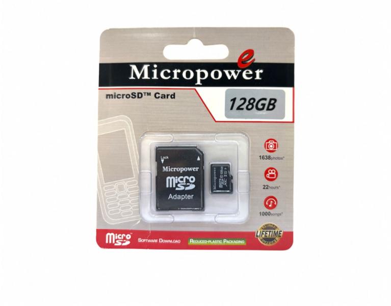 MICRO SD MICROPOWER 128GB
