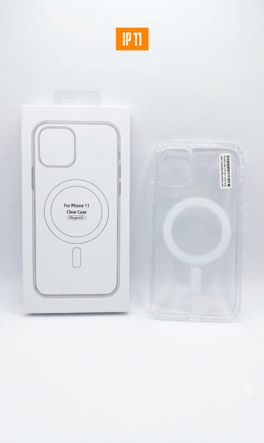 ESTUCHE TRANSPARENTE MAGSAFE IPHONE 11