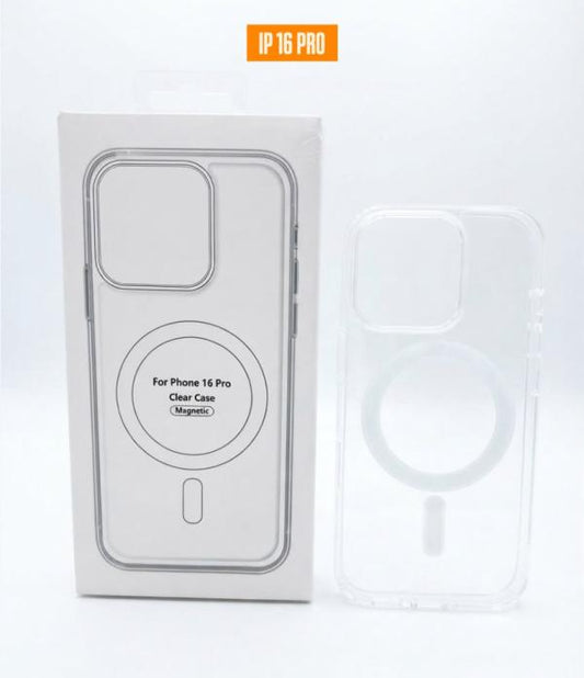ESTUCHE TRANSPARENTE MAGSAFE IPHONE 16 PRO