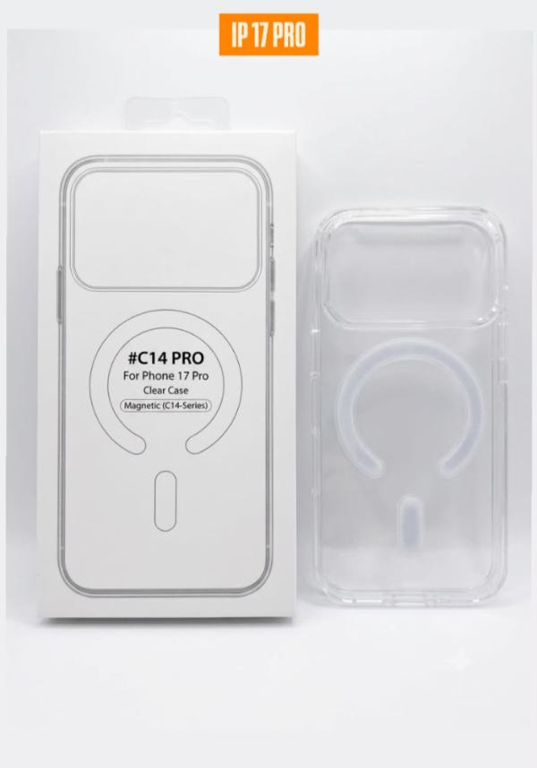 ESTUCHE TRANSPARENTE MAGSAFE IPHONE 17 PRO
