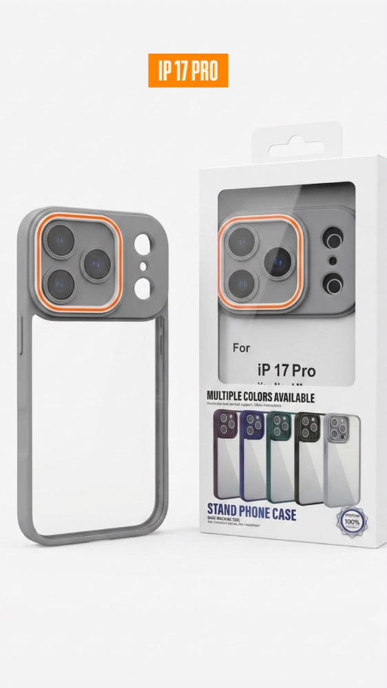 ESTUCHE TRANSPARENTE COLOR IPHONE 17 PRO