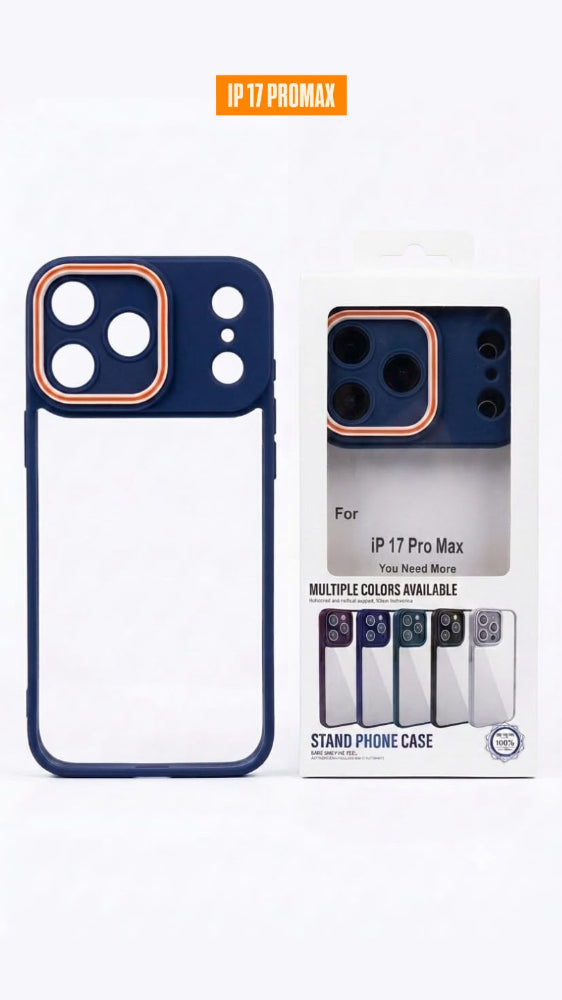 ESTUCHE TRANSPARENTE COLOR IPHONE 17 PRO MAX