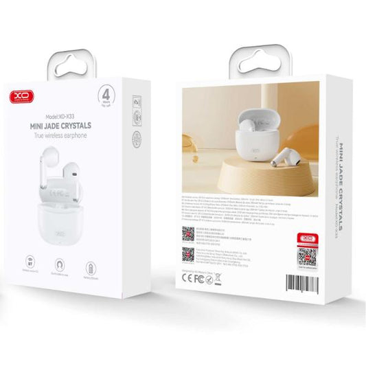 AUDIFONO BLUETOOTH XO X33 YUJING TWS BLANCO