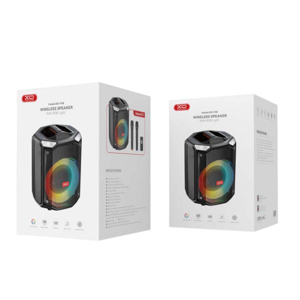 PARLANTE BLUETOOTH XO F55 DE 8´´ 20W NEGRO