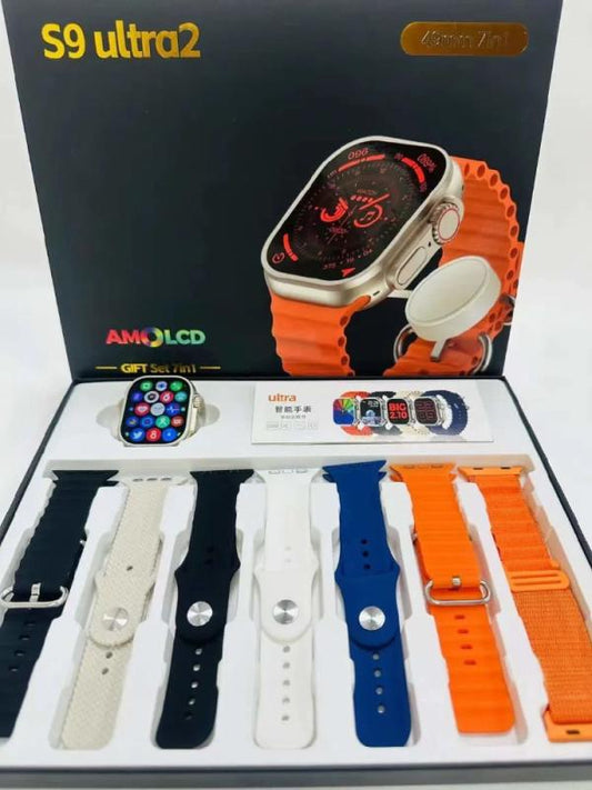 RELOJ INTELIGENTE S9 ULTRA 2 7 EN 1 NEGRO