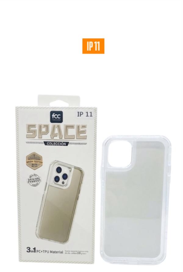 ESTUCHE SPACE FCC COLOR 3EN1 IPHONE IP11