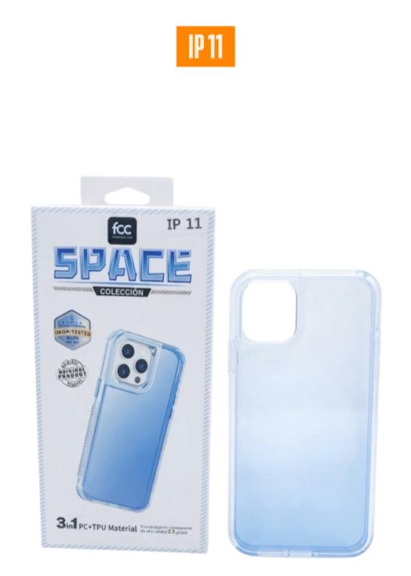 ESTUCHE SPACE FCC COLOR 3EN1 IPHONE IP11