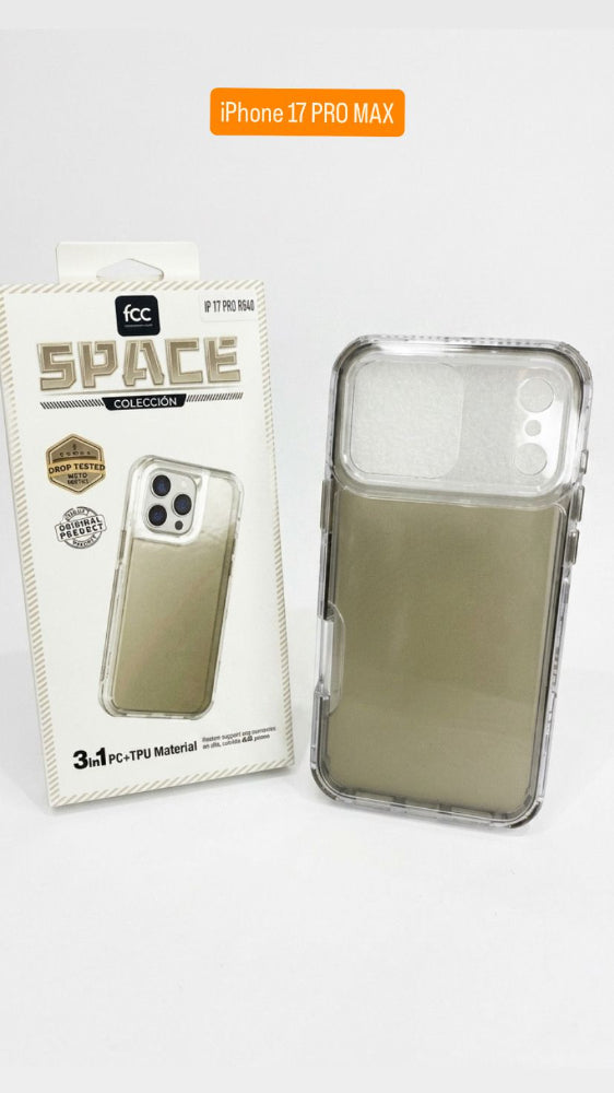 ESTUCHE SPACE FCC COLOR 3EN1 IPHONE IP17PROMAX