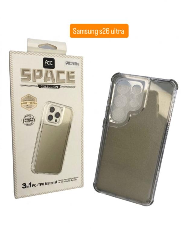 ESTUCHE SPACE FCC COLOR 3EN1 SAMSUNG S26ULTRA