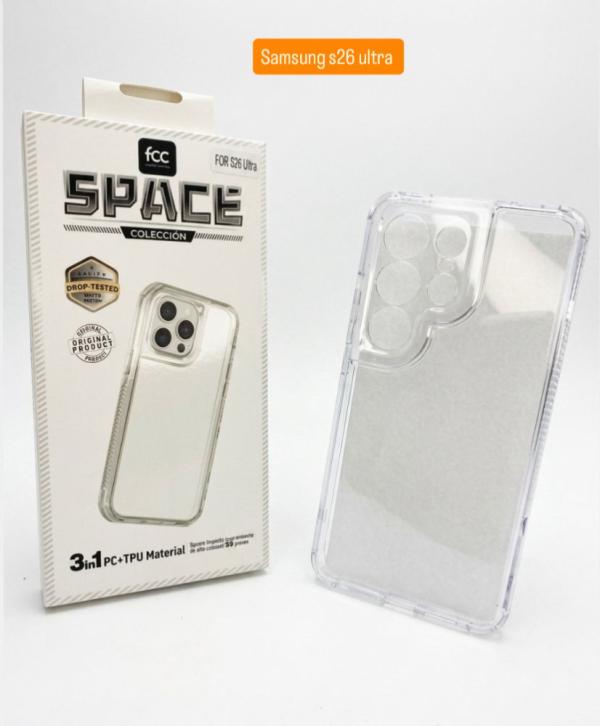 ESTUCHE SPACE FCC COLOR 3EN1 SAMSUNG S26ULTRA