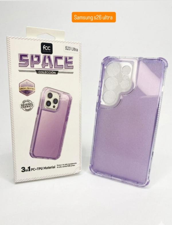 ESTUCHE SPACE FCC COLOR 3EN1 SAMSUNG S26ULTRA