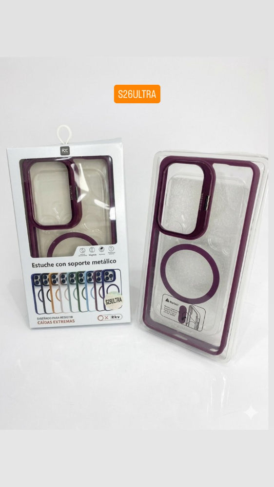 ESTUCHE METAL MAGSAFE SAMSUNG S26ULTRA