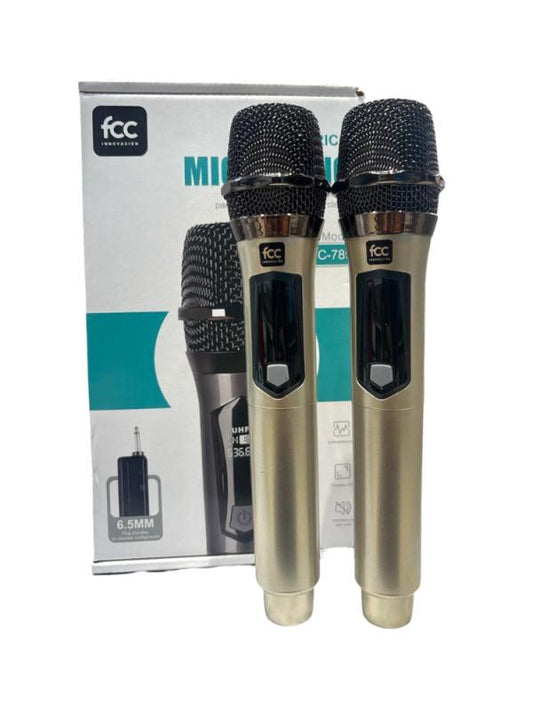MICROFONO INALAMBRICO FCC DUO YS-789