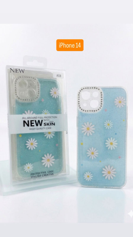 ESTUCHE DISEÑO ESCARCHA  IPHONE 14